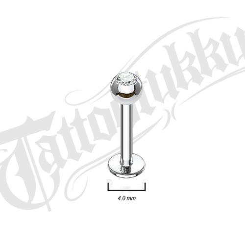 Labret *kirkas kivi 1,2 x 10 x 3mm