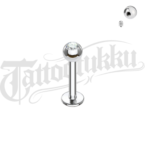 Labret *kirkas kivi 1,2 x 6 x 3mm