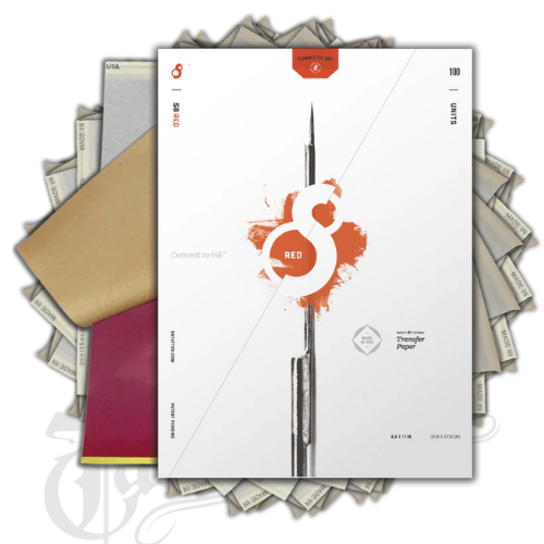 S8 Red Transfer Paper