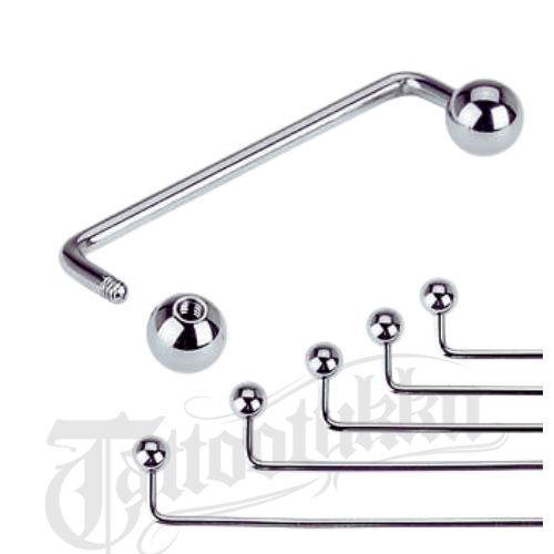 Surface Long Barbell &ndash; 316L Kirurginter&auml;s