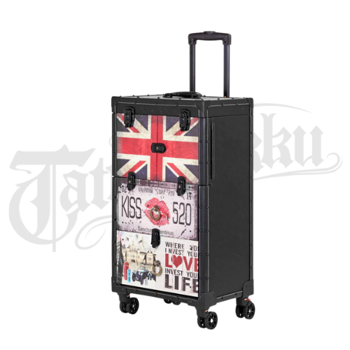 Tatuointity&ouml;vaunu X11-9 &ndash; Lukittava & liikuteltava studio- ja matkak&auml;rry